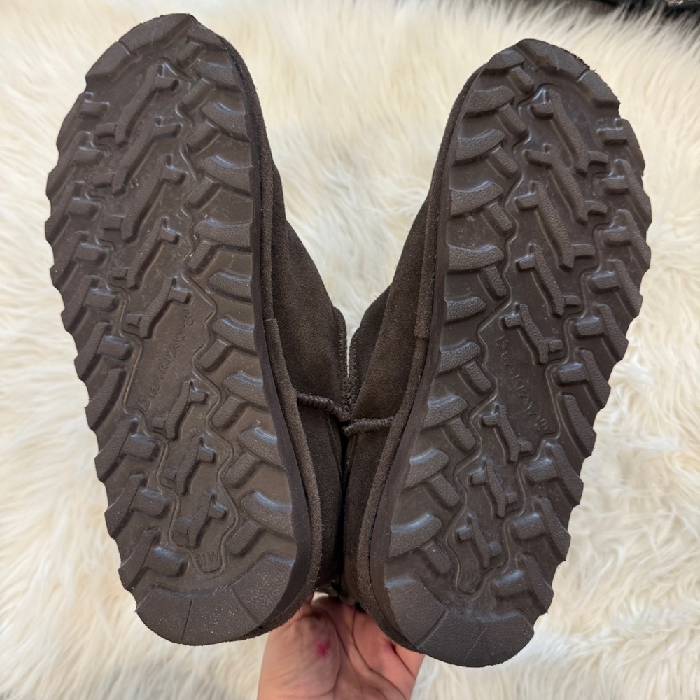 NEW❗️BearPaw Elle Short 1959W Women's Winter Boots - Dark Brown“Earth” size 11 - Picture 7 of 8